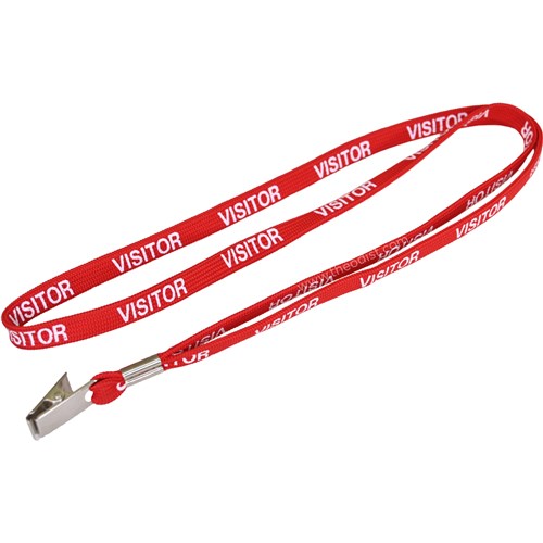 Lanyard Specially Printed Contractor, Visitor, VIP, Student, Security L52022_2 - Theodist