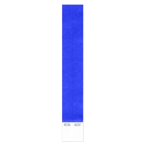 DataMax L52061 Wristbands Tyvek 3/4" Assorted Colours_BLU - Theodist