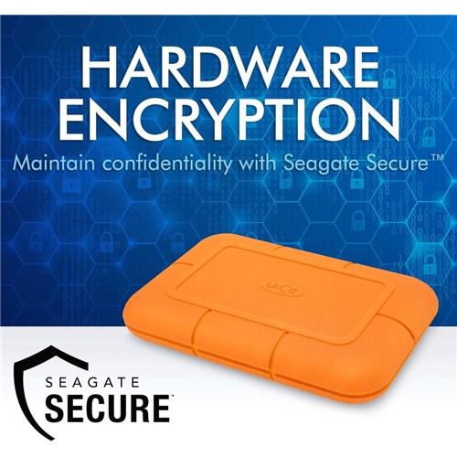 Lacie SSD 1TB External Hard Drive USB-C Rugged 2.5" Drop Resistant STHR1000800_3 - Theodist
