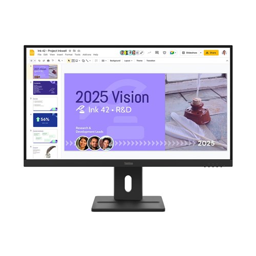 Lenovo E27Q-40 ThinkVision 27" Monitor WLED IPS QHD 16:9 HDMI DP/Tilt/Pivot/H-Adjust_1 - Theodist