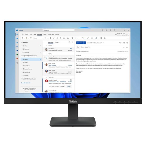 Lenovo S24-4E 23.8" Monitor FHD VGA+HDMI 64B5KAR1AU - Theodist