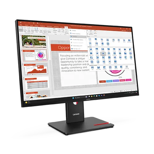 Lenovo T27-40 27" Monitor WLED IPS FHD (16:9), HDMI, DP, USB, PIVOT, 64A5MAR6AU_1 - Theodist