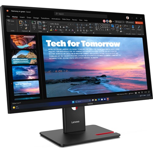 Lenovo ThinkVision T27QD-40 Monitor 27" QHD IPS 2560x1440 DP+HDMI+USBC+DP Out+Audio Out_1 - Theodist