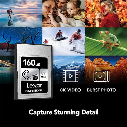 Lexar Professional Silver Series CFexpress Type A 160GB Memory Card_5 - Theodist