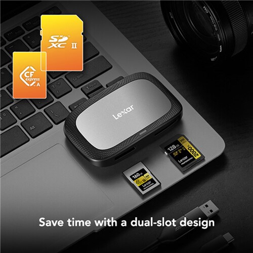 Lexar RW530 Card Reader for CFexpress type A / SD USB 3.2 GEN2, 843367128136_2 - Theodist