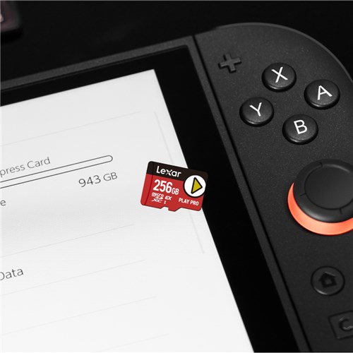 Lexar Micro SDXC UHS-I 256GB Play Pro Express Memory Card 900MBs/150MBsW, 843367135745_4 - Theodist