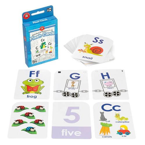 Learning Can Be Fun LFCALPHA Flash Cards Alphabet & Numbers 1-10 Age 3+_1 - Theodist