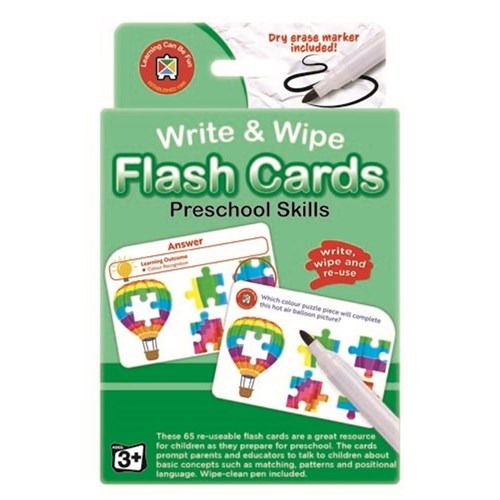 Learning Can Be Fun LFCPSM Flash Cards Preschool Skills Age 3+ - Theodist