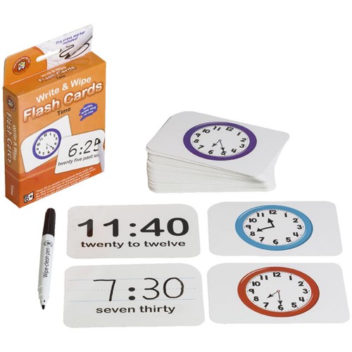 Learning Can Be Fun LFCTM Flash Cards Time with Marker Age 6+_1 - Theodist