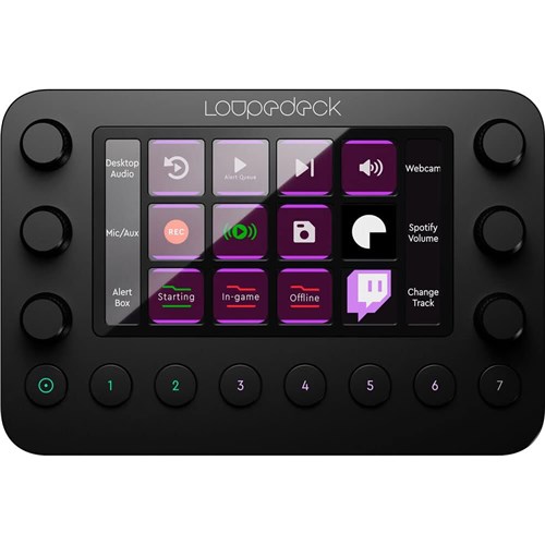 キーボード Loupedeck Live LDD-2001 Loupedeck LDD-2001 Live Content Creation - Theodist