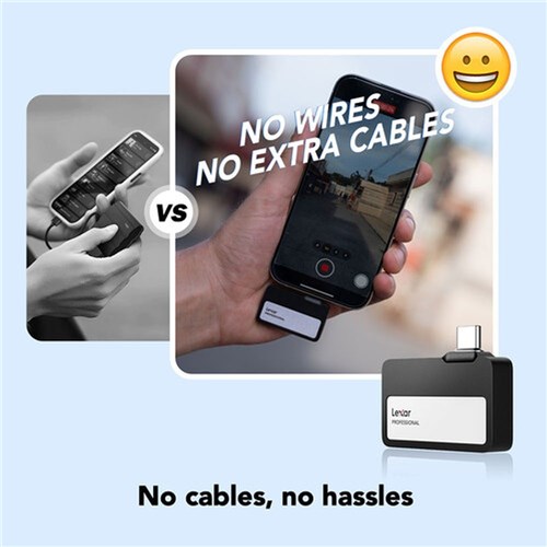 Lexar SL400 Professional Go 1TB Portable SSD Hard Drive External with Hub_2 - Theodist