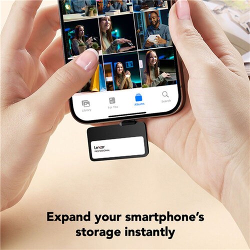 Lexar SL400 Professional Go 1TB Portable SSD Hard Drive External with Hub_3 - Theodist