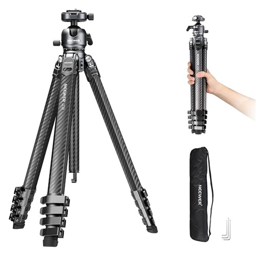 Neewer LT38 Carbon Fiber Tripod with 360° Panorama Ball Head_1 - Theodist