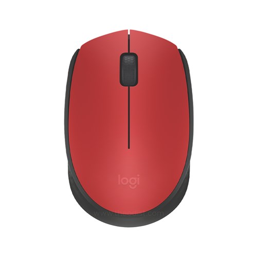 Logitech M171 Wireless Mouse_Red - Theodist