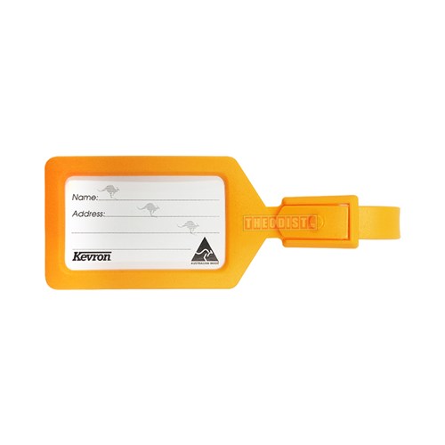Kevron Luggage Tag, Assorted Colours_Orange - Theodist