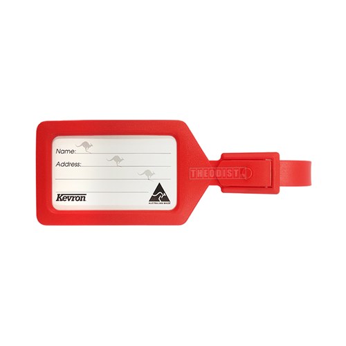 Kevron Luggage Tag, Assorted Colours_Red - Theodist