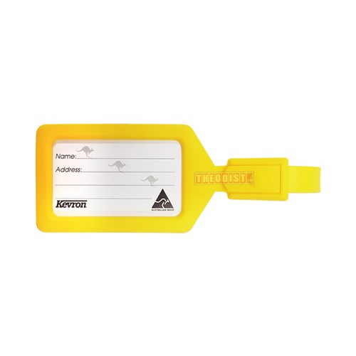 Kevron Luggage Tag, Assorted Colours_Yellow - Theodist