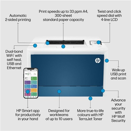 Hp Color Laser Jet Pro Printer 4201DN 4RA85F_7 - Theodist