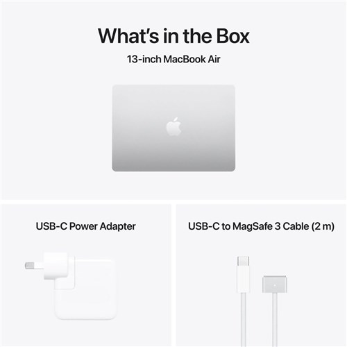 Apple MacBook Air 13" Laptop, M5 10CCPU, 8C GPU, 16GB, 512GB, Silver MDH74X/A_4 - Theodist