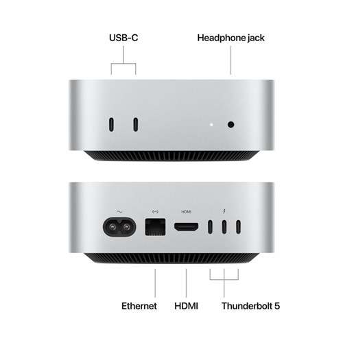 Apple Mac Mini Desktop M4 Pro 12 Core CPU, 16 Core GPU, 24GB 1TB SSD Z1JV0005Z_1 - Theodist