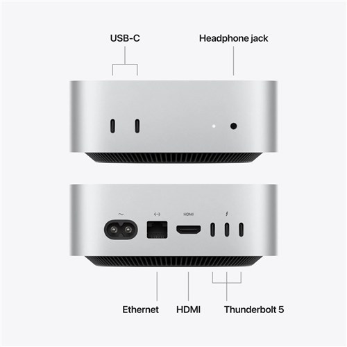 Apple Mac mini M5 Pro, 15-Core CPU, 16-Core GPU, 24GB, 512GB SSD, MHQN4X/A_3 - Theodist