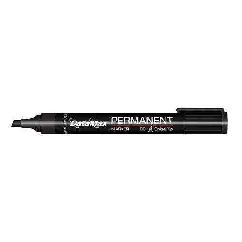 DataMax MAX090 Permanent Markers Chisel Tip_BLK - Theodist