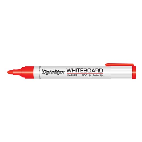 DataMax MAX500 Whiteboard Markers Bullet Tip_Red - Theodist