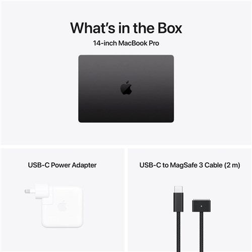 Apple MacBook Pro 14.2" Laptop, M5 10C CPU, 10C GPU, 16GB, 1TB, Space Black, MDE14X/A_6 - Theodist
