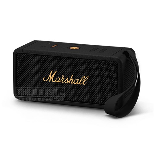 Marshall Middleton Bluetooth Speaker Black & Brass_1 - Theodist