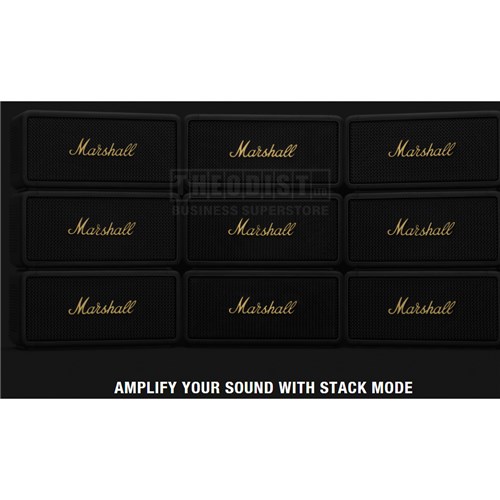 Marshall Middleton Bluetooth Speaker Black & Brass_4 - Theodist