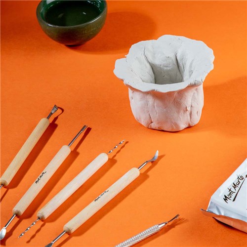Mont Marte Air Hardening Modelling Clay White 250g_4 - Theodist