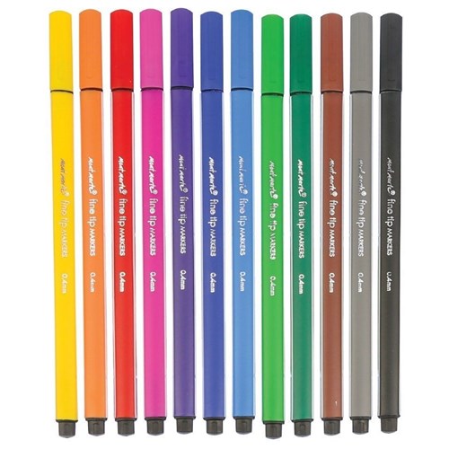 Mont Marte MPN0059 Markers Signature Fine Tip Tri Grip 0.4mm 12pc_2 - Theodist