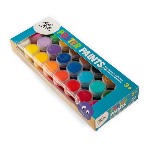 Mont Marte MPST8003 Poster Paints 3+ 20mL x 24pc_1 - Theodist