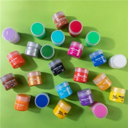 Mont Marte MPST8003 Poster Paints 3+ 20mL x 24pc_2 - Theodist