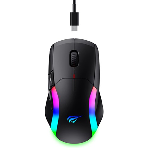 Havit MS959W RGB Dual Mode Gaming Mouse - Theodist