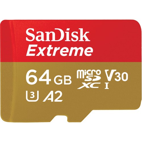 SanDisk 64GB Extreme UHS-I microSDXC Memory Card with SD Adapter_2 - Theodist