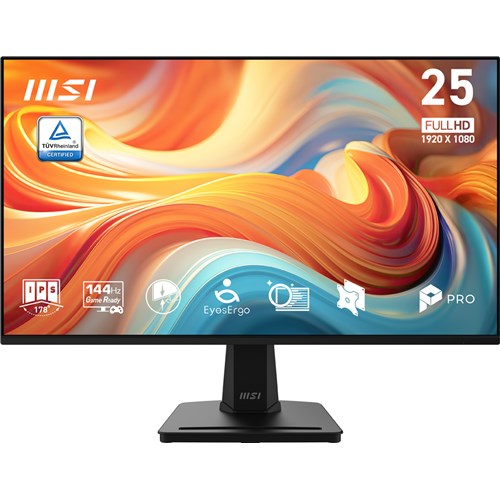 MSI Pro MP251 E14L 25 Class Full HD LCD Monitor, 16:9, 24.5 Viewable, In-plane Switching (IPS) Technology, 1920x1080, 16.7 Million Colours - Theodist