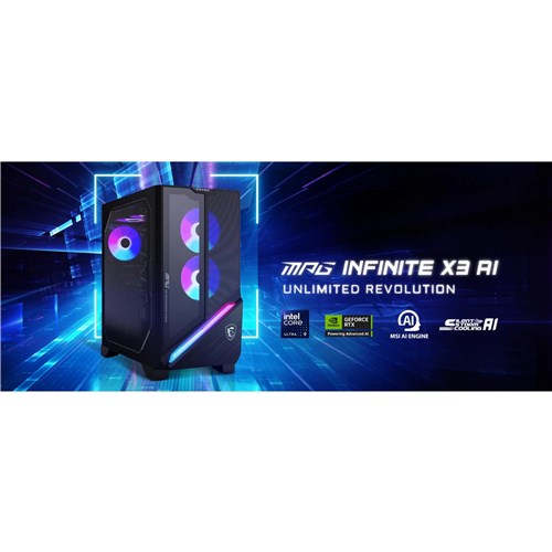 MSI MPG Infinite X3 AI 2NVR7-043AU Gaming Desktop U7-265K, 64G, 2TB, RTX5070Ti, Win11 Home + Keyboard & Mouse_7 - Theodist