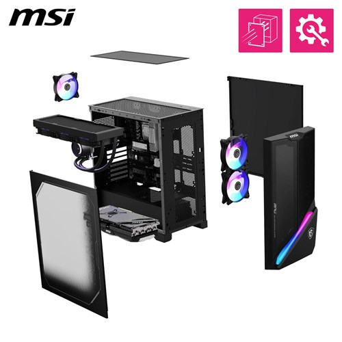 MSI MPG Infinite X3 AI Desktop, U9-285K, 64G, 2TB, RTX5080, Win11 Home + Keyboard & Mouse, 2NVV9-040AU_4 - Theodist