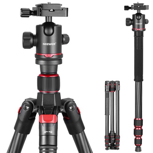 Neewer N55C Carbon Fiber Camera Tripod/Monopad with Ball Head - Theodist