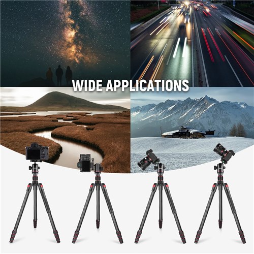 Neewer N55C Carbon Fiber Camera Tripod/Monopad with Ball Head_5 - Theodist