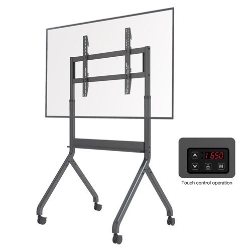 North Bayou P220 Motorized Height Adjustable Heavy Duty Mobile Cart Fits 75”-90”, 90.9kg_2 - Theodist