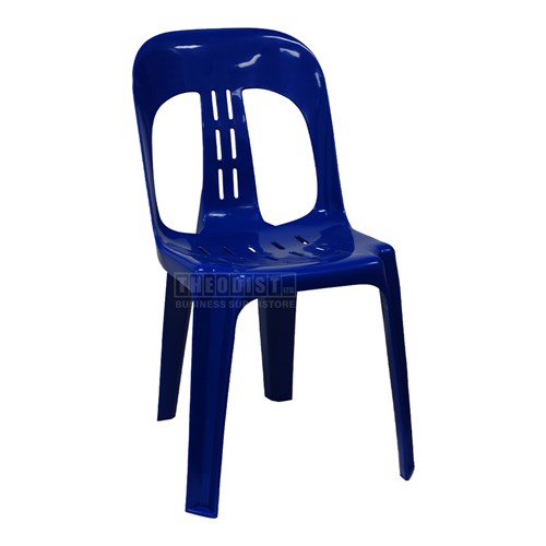 Chair NF0100 Plastic Heavy Duty Barrel_BLU - Theodist