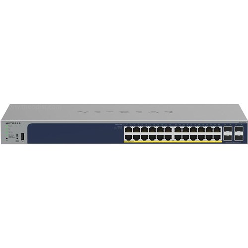 Netgear GS728TPP 24-Port Ethernet 4SFP PoE + Switch Smart Managed GS728TPP-300AUS_1 - Theodist