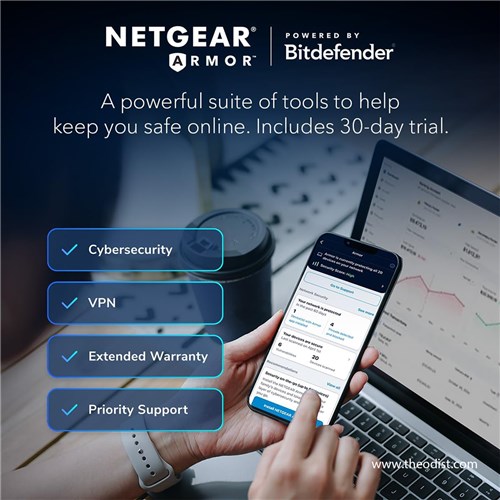 Netgear AX1800 4-Stream WiFi 6 Dual Band RAX10-100AUS_4 - Theodist