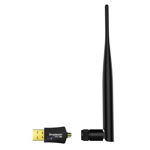 Simplecom NW611 Antenna Adapter Dual Band USB + WiFi AC600 + 5dBi_1 - Theodist
