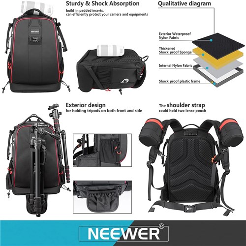 Neewer V247175 Pro Camera Backpack_5 - Theodist