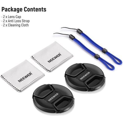 Neewer 72mm Lens Cap with Anti Lost Webbing 2 Pack_6 - Theodist