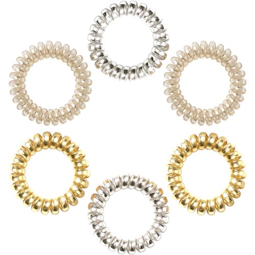 Ombrello O301701104 - Coil Hair Ties Gold/Silver Mix 6 / Pack - Theodist