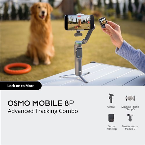 DJI Osmo Mobile 8 Pro Advanced Tracking Combo Selfie Stick DJIOM8PCB-ADV_4 - Theodist